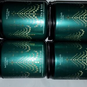 4 x Bath & Body Works White Tea & Sage Candle (7oz - NWT) 🍵